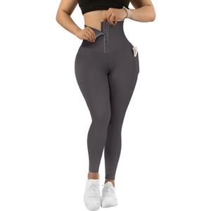 Women's Corset leggings Soft Body Shaper with Pockets